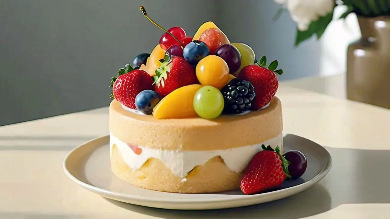 Fruit Basket Cake Recipe