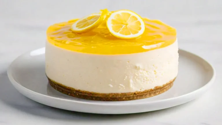 No Bake Lemon Cheesecake Recipe