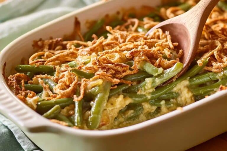 green bean casserole dish