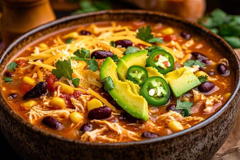 Creamy Chicken Enchilada Soup