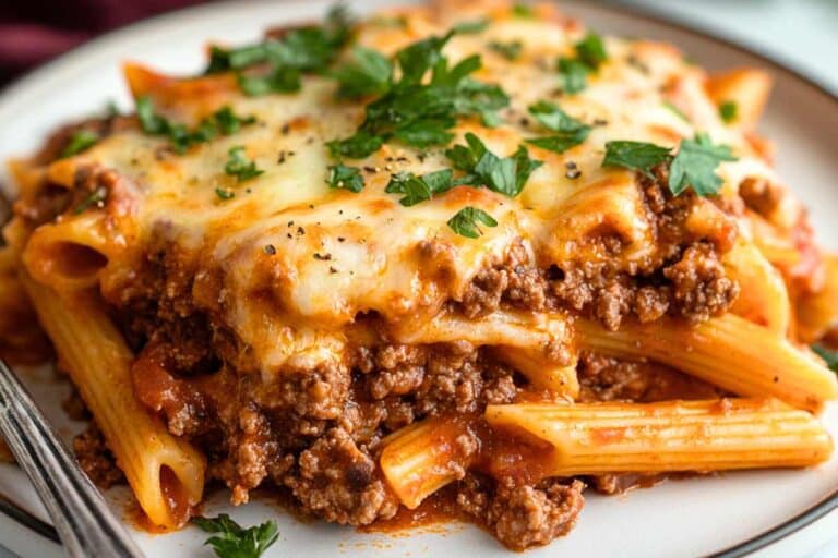 Ground Beef and Pasta Casserole
