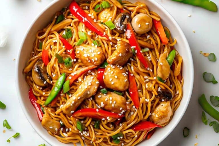 The Best Chicken Lo Mein