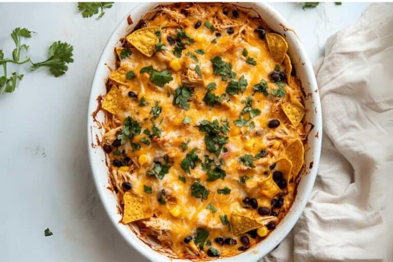 Cheesy Chicken Dorito Casserole