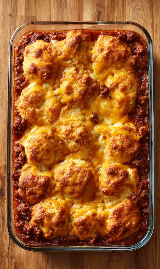Easy and Delish Sloppy Joe Biscuit Casserole Recipe