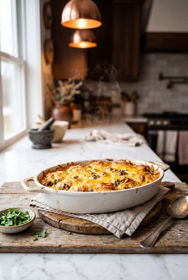 John Wayne Casserole fresh from the oven