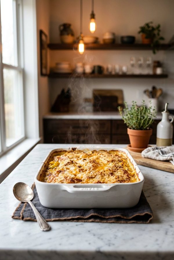 Slap Your Mama Casserole fresh from the oven